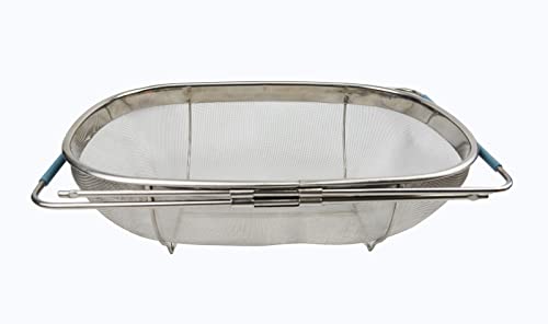 SAMMART Siebkorb für die Spüle, oval, erweiterbar