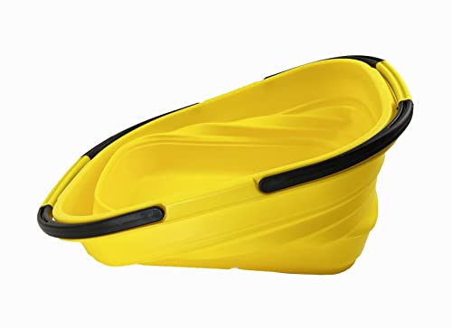 SAMMART 13L Faltbarer Korb mit Griff – Tragbarer Picknickkorb/Krater für den Außenbereich – Faltbare Einkaufstasche – Platzsparender Aufbewahrungsbehälter