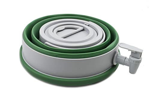 SAMMART Tragbarer Wasserbehälter, 6 l, zusammenklappbar, Notfall-Würfel-Wasserträger, Outdoor-Wasserspeicher für Camping, Wandern, Klettern, Rucksackreisen