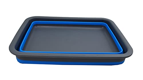 SAMMART 7L zusammenklappbare Wanne – Faltbare Geschirrwanne – tragbares Waschbecken – platzsparende Kunststoff-Waschwanne