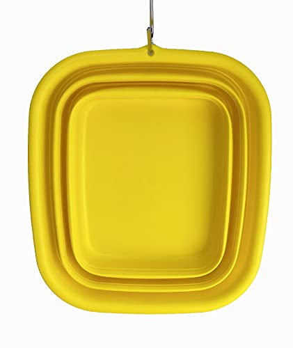 SAMMART 15L Faltbare Kunststoff-Waschwanne – Faltbare Waschwanne – tragbares Waschbecken – platzsparend und einfach zu verstauen