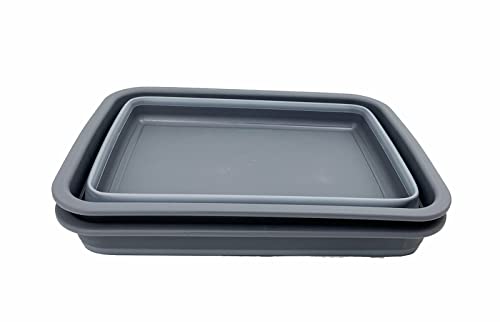 SAMMART 8L zusammenklappbare Wanne – Faltbare Geschirrwanne – tragbares Waschbecken – platzsparende Kunststoff-Waschwanne