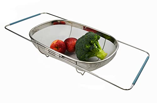 SAMMART Siebkorb für die Spüle, oval, erweiterbar