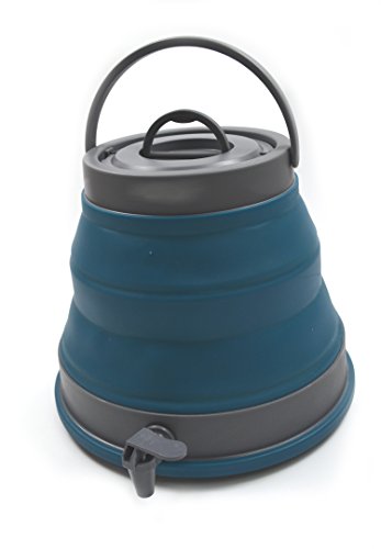 SAMMART 12.5L Tragbarer Wasserträger, zusammenklappbarer Wasserbehälter, Notwürfel-Wasserträger, Wasserspeicher im Freien für Camping Wandern Klettern Rucksackreisen