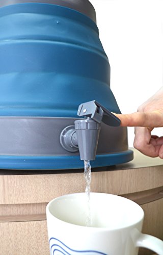 SAMMART 12.5L Tragbarer Wasserträger, zusammenklappbarer Wasserbehälter, Notwürfel-Wasserträger, Wasserspeicher im Freien für Camping Wandern Klettern Rucksackreisen