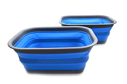 SAMMART Set of 2 Collapsible Tub