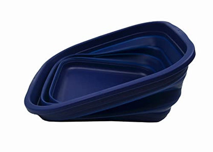 SAMMART 5,5 l zusammenklappbare Wanne – Faltbare Geschirrwanne – tragbares Waschbecken – platzsparende Kunststoff-Waschwanne