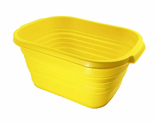 SAMMART 13L zusammenklappbare Wanne – tragbarer Picknickkorb für den Außenbereich – platzsparender Aufbewahrungsbehälter