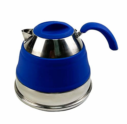 wasserkocher für camping Zusammenklappbarer 1,5-Liter-Wasserkocher aus Silikon – Camping-Wasser – SAMMART DE